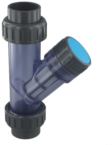 Abfallreduzierung mit unseren transparenten PVC-Y-Filtern mit einer Größe von 20 bis 63 mm für alle Anwendungen (Innendurchmesser 50 mm)