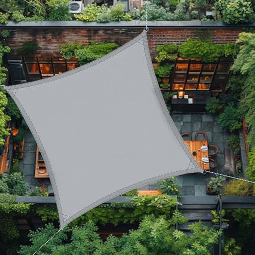 SRHIMEOS Vela Ombreggiante Protezione Raggi 98% UV 4x8m, Impermeabile Telo Parasole per Terrazzo, Rettangolare Tende da Sole per Esterni, Copertura Parasole Traspirante