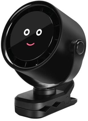 AMISENK Ufficio Desktop Ciclo Ventilatore USB Ricarica Display Digitale Ad Alta Velocità Desktop Grandi Angoli Display Digitale Per Camera Da Letto Viaggio
