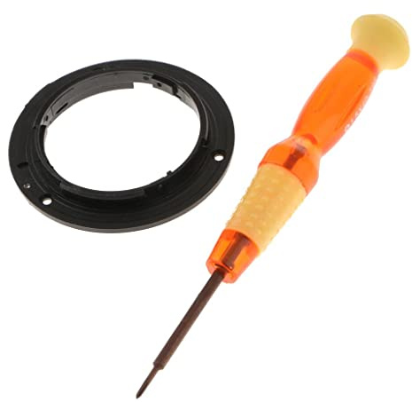 F Fityle Bague De Montage De Baïonnette avec Outil Tournevis pour pour Objectif 18-135mm 18-55mm 18-105mm 55-200mm