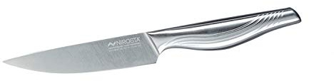 Nirosta Coltello Swing 23 cm – Acciaio inossidabile di alta qualità – Coltello affilato di qualità professionale per verdure, frutta & Co – Lama affilata a mano – Manico antiscivolo sabbiato