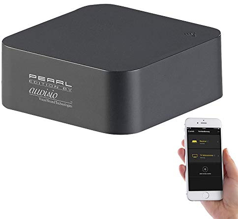 auvisio Alexa Infrarot: Lernfähige IR-Universal-Fernbedienung mit App, 360°, kompatibel mit Amazon und Alexa (WLAN Universalfernbedienung, IR Sender, DVD)