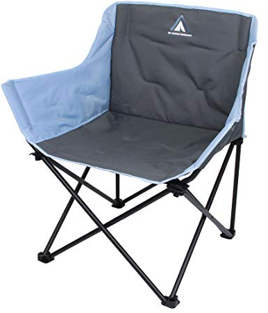 10T Campingstuhl Jace XXL Klappstuhl 130 kg - Bequemer, Stabiler Faltstuhl mit Getränkehalter & Tasche für Camping und Festival, Leicht & Robust - Angelzubehör
