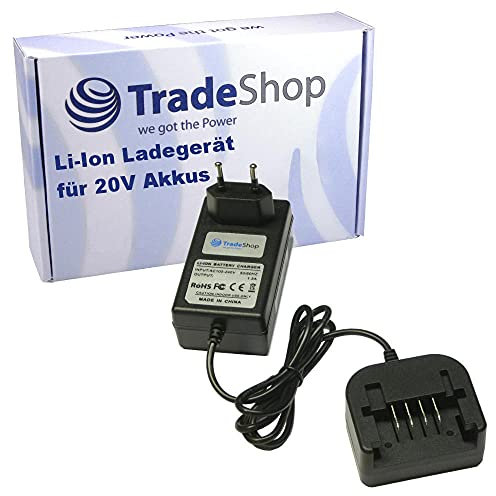 Li-Ion Akku Ladegerät für Worx WG151 WG151E WG151E.5 WG152 WG153 WG154 WG154E WG155 WG155.5 WG156 WG157 / Ladestation Netzteil für Akkus 20V