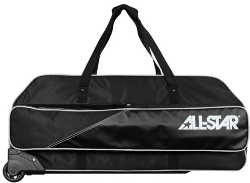 All-Star BB3RBBK Advanced Pro Roller Catcher's Bag BK