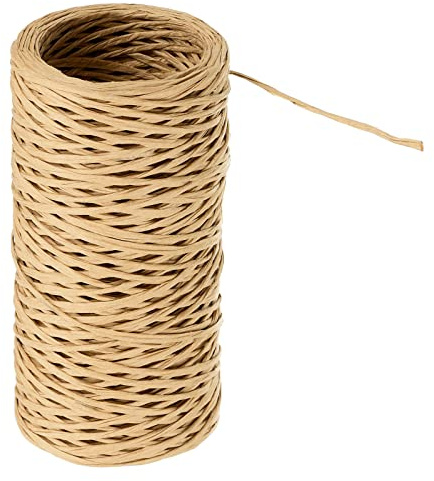 PATIKIL 164 Füße Blumig Bindedraht Wickelgarn 1mm Blumengeschäft Draht Eisen Drahtpapier Bedeckter Weinstock Wickeldraht Bindedraht für Blumensträuße Khaki