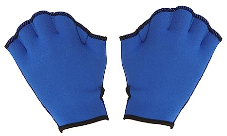 Garneck Schwimmhandschuhe Mit Schwimmhäuten Trainingshandschuhe Für Wasserwiderstandstraining Paddel-tauchhandschuhe Atmungsaktiv Verstellbar Am Handgelenk Geeignet Für Schwimmen