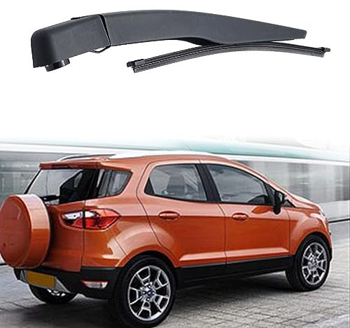 MhaRt Heckwischerarm Heckscheibenwischer für Ford eco Sport i mk1 2013-2017, Hinterer Scheibenwischerarm und Blatt Set Gummi Reinigungsfenster Ersatzteile
