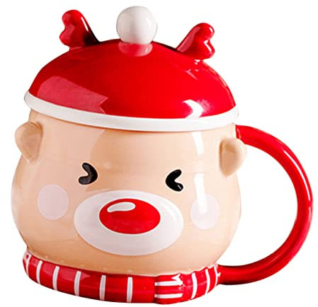 ABOOFAN Tasse Céramique à Motif De Noël Mug à Eau Pour Maison Tasse à Café Pour Fêtes