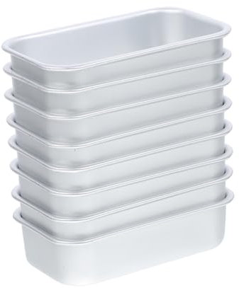 Mikinona Brotbackformen Zum Backen Von Brot Rundes Backblech 8-teiliges Set Toastform Für Küchenbedarf