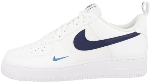 Nike HF3836-100 Air Force 1 '07 Herren White/DEEP ROYAL Blue-LT Photo Blue EU 44