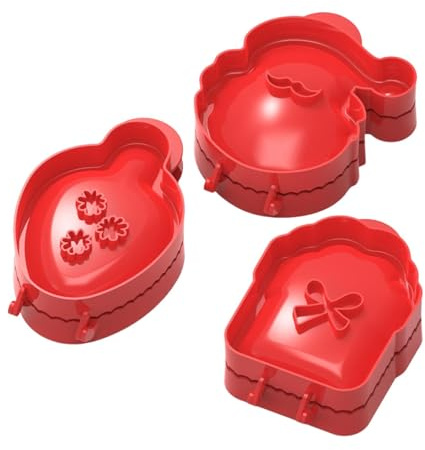 Hand Cake Moulds, Hand Cake Moulds for Baking, Dough Press Pocket Cake Moulds, Set of 3, Handheld Pie Maker for Christmas Parties