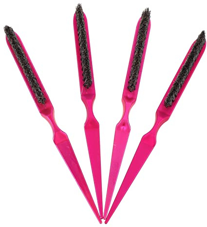 NIYANGLE Set 4pezzi Pettini per Acconciature Spazzola per Chioma Setole in Abs Portatile per Styling e Districante Adatto a Extension e Chioma di Uomo e Ragazzo Ragazza