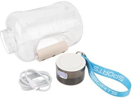 UPALDHOU Botella del Generador de Agua de Hidrógeno 1500 Ml Máquina de Agua de Hidrógeno Recargable de Gran Capacidad con Alta Producción de Iones de de 1600ppb para la Oficina en Casa Fitness de