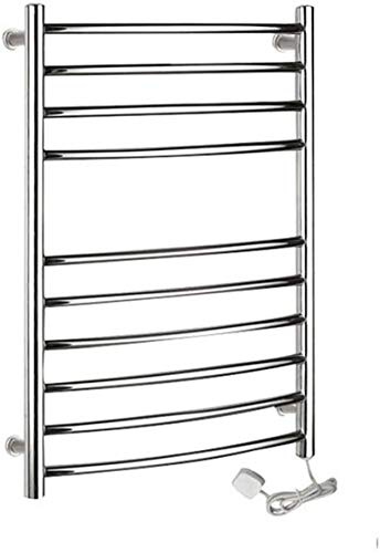 Toallero Calefaccionado Para Baño, Calentador De Toallas De Pared, Calentador De Toallas De Pared, Calentador De Bañera, Tendedero, Diseño De 10 Polos, Los Calentadores Utilizan Tiras De Acero Inoxid