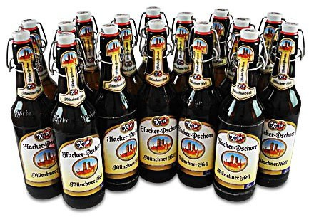 Hacker-Pschorr Münchner Hell (16 Flaschen à 0,5 l / 5,0% vol.)