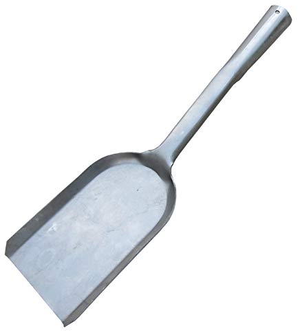 Camino 14 pollici lunga pala di cenere, un pezzo Intact formato BBQ carbone Ash Poker Scoop, mini padella della polvere, forno della cenere Pala