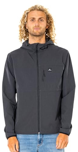 Rip Curl Herren Elite Anti Series Hooded Wind Breaker, Water Repellent Jacket Jacke (1er Pack)
