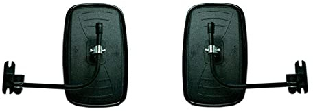 MelTruck Espejo retrovisor tractor con soporte, espejo universal izquierdo derecho o par, para tractor, camión, excavadora y maquinaria agrícola, 2 variantes 180x155mm o 170x410mm, E20