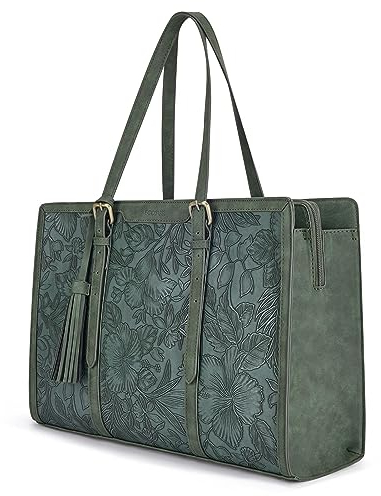 ECOSUSI Laptoptasche 15,6 Zoll Aktentasche Damen handtasche damen Groß Handtasche Business Arbeitstasche Bürotasche Damen Notebooktasche Shopper damen groß