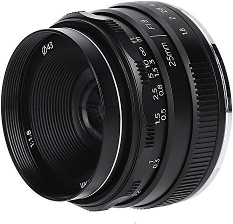 Objectif de Portrait à Monture E 25 Mm F1.8, Grande Ouverture, Petit Grand Angle, Angle de Vue de 57,4 Degrés, Petit Grand Angle Prenant des Photos de Près pour A9 A7