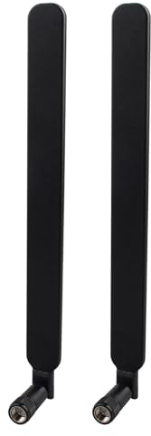 Futheda 2pcs 4G LTE Antenna SMA Male Full Band 8dBi Omni-directional External Antenna Compatible with CPE Router, Trail Camera, Mini PCIE Card, Access Point, Wireless Range Extender, Wireless Modem