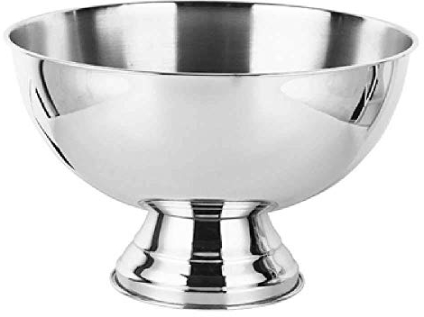 YXZWBWL Eiskübel 1 Stück 13L Eimer Champagner 304 Edelstahl Eiskübel Granulatrohr Champagnerfass Eisweinfass Silber/Kupfer/Gold 40x24,5cm/Silber