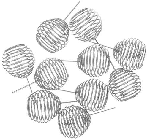 TINEASUR Boîtes D’engrais pour Bonsaï en Acier Inoxydable, 10 Pièces, Réutilisables, pour Granulés, Pratiques pour Pots de Plantes et Jardins Extérieurs