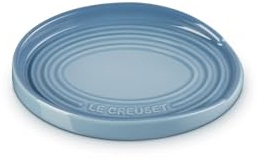 Le Creuset Poggiamestolo ovale in gres vetrificato, Chambray, 71507154340099