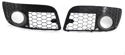 HBIS Nebelscheinwerfer Kompatibel Mit VW Für Golf 5 Für GTI 2005 2006 2007 2008 2009 1k0853665s 2 Stück Nebelscheinwerferabdeckung Grill Auto Nebelscheinwerfergitter Ersatzteile(Perforated)