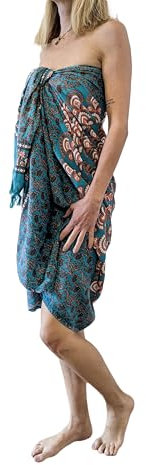 Mienloco Damen Strandtuch Sarong Schal Wickel Pareo Halstuch Schutztuch (SB_A)