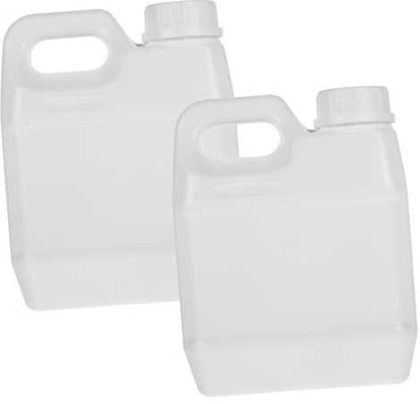 SMASOLO 2 pièces Lot de Contenants Étanches avec Bouchon Bidons de Stockage Réutilisables pour Usage Industriel et Chimique Bouteilles Résistantes Déformation