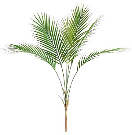 Fyearfly Planta artificial de hoja de helecho de 60 cm, frondas de palma falsas para decoración de fotografía del hogar, boda