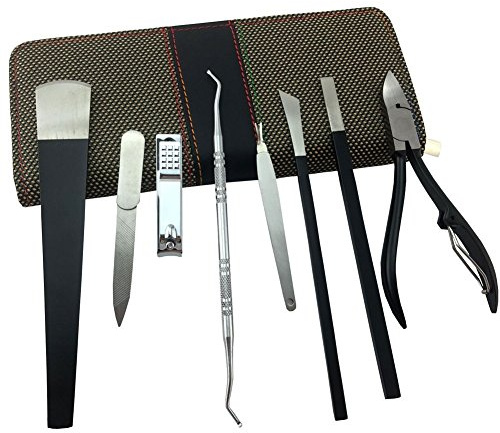 spove Pediküre Sets Professional Pediküre Messer-Set Fuß Care Hornhaut Mais Kutikula Clipper Nagelhautschieber Entferner Travel Case