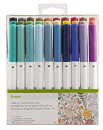Cricut Pens - feine Spitze Stiften (1 Packung mit 30 Stiften) Stiftesatz mit ultrafeiner Spitze (30 Stück) Ultimate Set 30 Pack