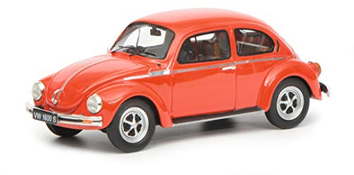 Schuco VW Käfer 1600-S, Super-Bug, Resin, Modellauto, 1:43, rot