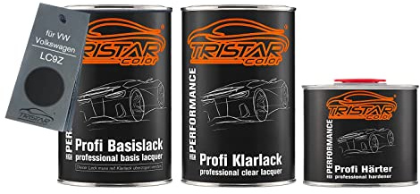 TRISTARcolor Billack burkar för VW/Volkswagen LC9Z Black Magic Perl 2,5L