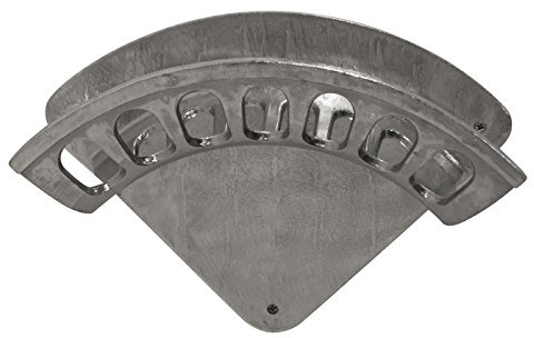 ADB Wandschlauchhalter Gartenschlauchhalter verzinkt 350xT140xH250 mm Edelstahl Metall Größe 3