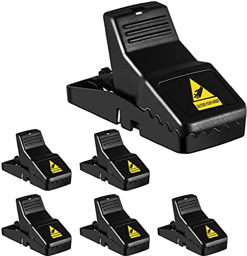 Feeke Mäusefalle, kleine Mäusefänger, für drinnen, schnell, effektiv, hygienisch, sicher für Familie und Haustier