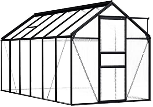 Jardinage - Jardin - Gazon - Serre - Aluminium Anthracite - 7,03 m