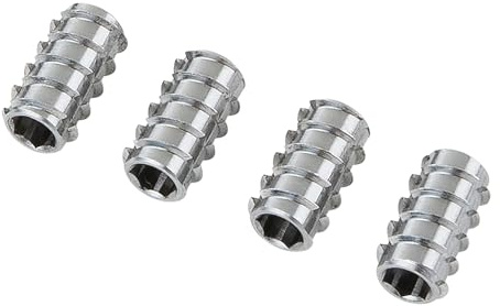 Framus Self-tapping Threaded PU Mounting Insert, M 2,5 mm x 4,5 mm, 4 pcs.