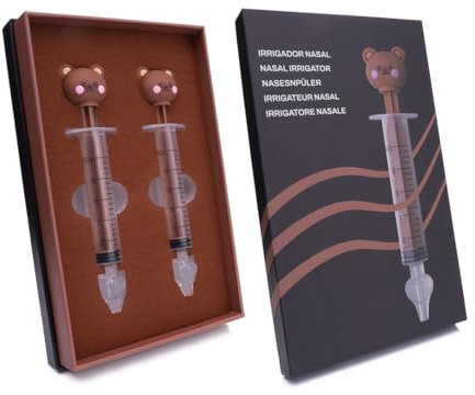 Jeringas Lavado Nasal Bebé - 2 Jeringas con Adaptador de Silicona Suave y Diseño Ergonómico - Irrigador Nasal Infantil Sin BPA, Seguro y Fácil de Usar para la Salud de tu Bebé