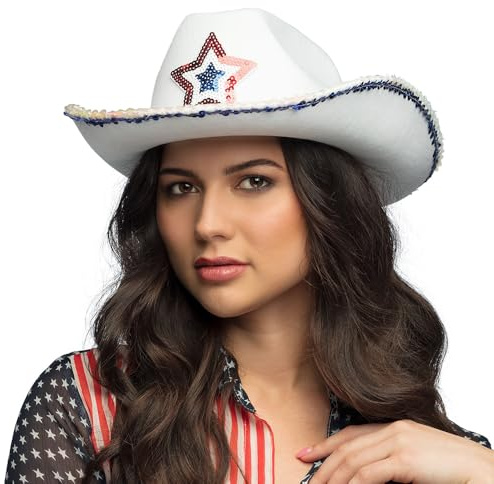 Boland - Chapeau de cowboy, Couvre-chef, Accessoire pour déguisement, Accessoires pour festival, carnaval ou fête à thème