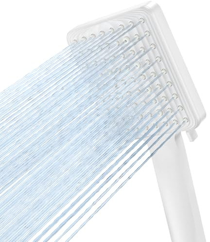 VOXON Duschkopf Regendusche, Handbrause Duschbrause Groß, Duschkopf Wassersparend Hochdruck, Einhand-Einstellung, Brausekopf mit 6 Strahlarten (Ohne Schlauch)