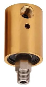 Folisila Drehgelenk HD8 DN8 1/4 Zoll Drehgelenk Drehgelenk Wasser Luft Öl Drehgelenk Spray Universalverbinder Messing Rotationsverschraubung(Right Thread)
