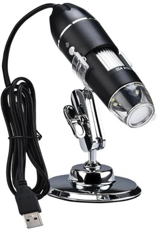 Microscopio de teléfono móvil de la rotación de 360 grados Microscopio de teléfono móvil 1000X ZOOM Microscopio digital inalámbrico Accesorios para microscopios de laboratorio(1600X)