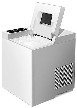 Xumh2024-3 Maison Bar Mini Machine à glaçons Portable entièrement Automatique, glaçons Bullet en 6 Minutes. Parfait for la Maison/Cuisine/Bureau/Bar pour Cocktails fêtes