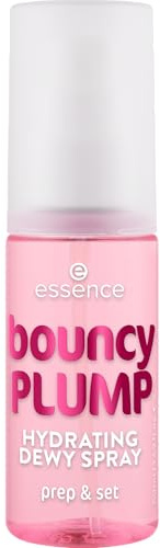 essence bouncy PLUMP HYDRATING DEWY SPRAY 10, spray fissante, profumo fruttato di anguria, idratante, finish luminoso, nebulizzazione ultrafine, 50ml