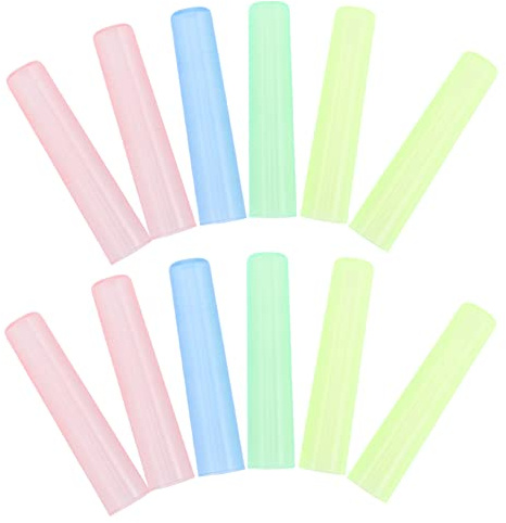UKCOCO 100 piezas Unidades Tapas Protectoras para Punta Lápices de Plástico Coloridas Ligeras Fáciles de Usar y Transportar Cubre Puntas para Lápices Escolares y Accesorio Práctico para