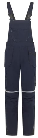 BWOLF Drift Ice Arbeitslatzhose Männer Winter Latzhose Herren Winter Arbeitshose mit Latz Wasserdicht Reflektierende mit vielen Taschen